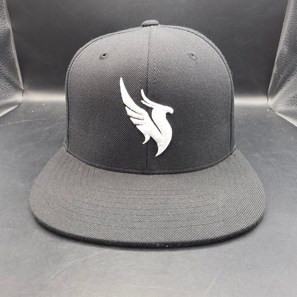 Illenium Snapback Cap Hat Mens OSFM Black Embroidered Logo Adjustable